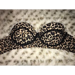 Cheetah swimsuit top
